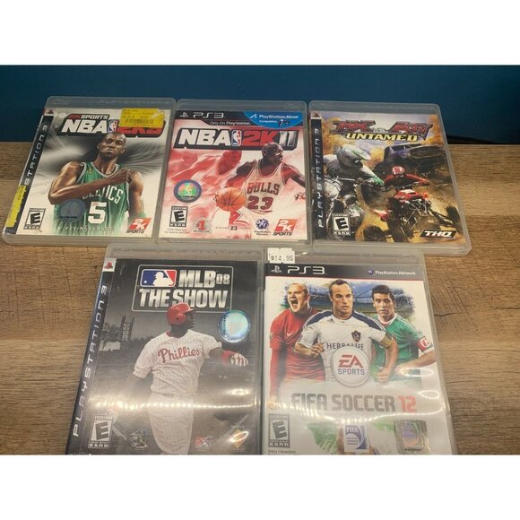 SONY PS3 LOT 5 GAME‎ TESTED FAST SHIPPING (VG20) - Picture 1 of 4